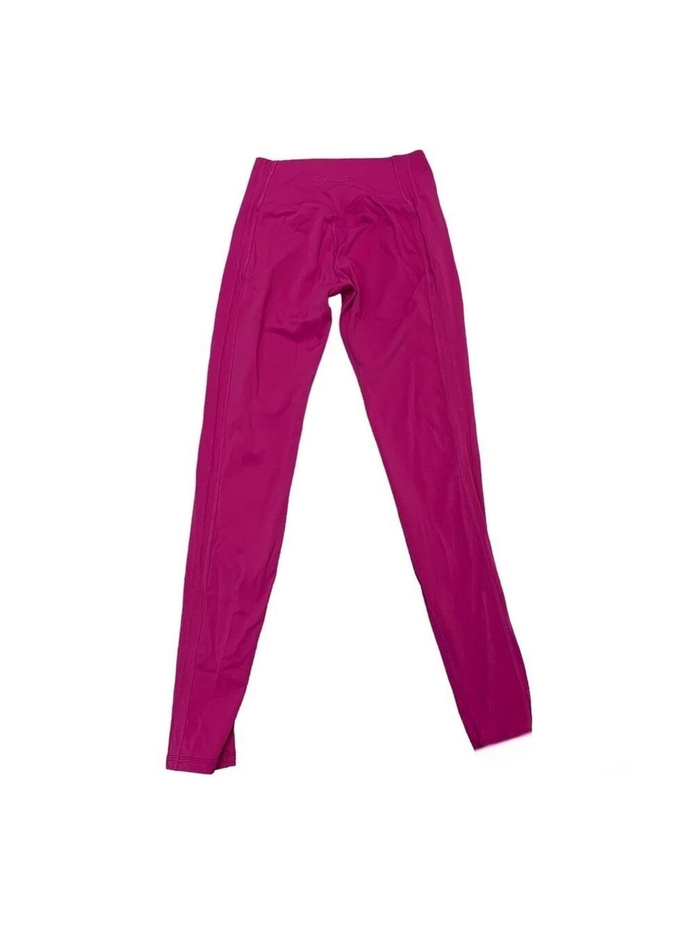 Alphalete fuchsia raspberry pink high waisted gym yoga leggings Sz XS/S